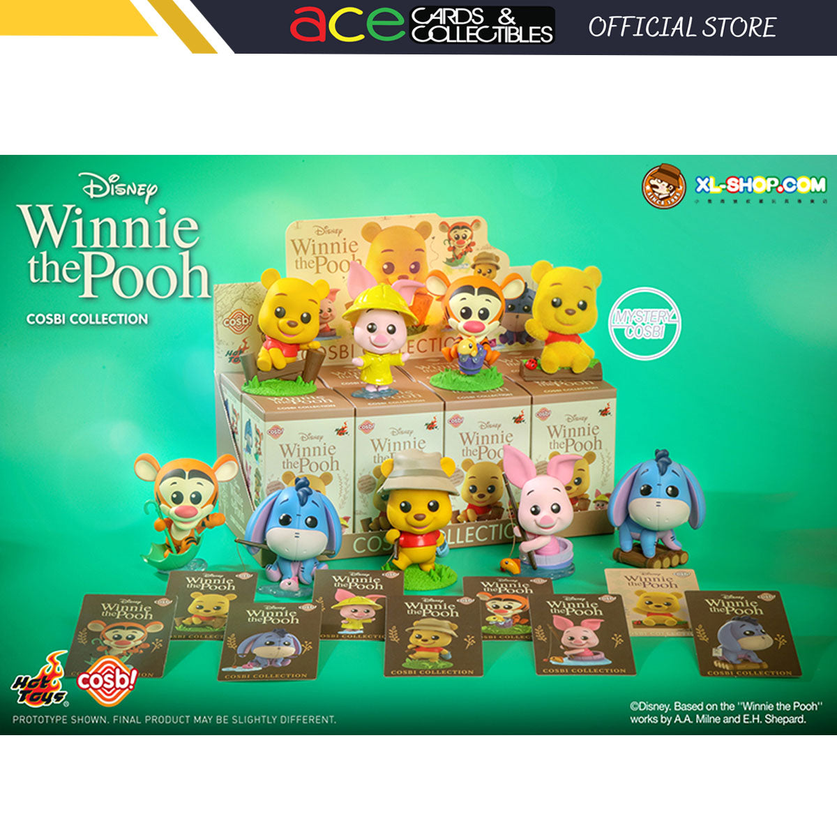 Winnie The Pooh Cosbi Collection Series 2-Single Box (Random)-Hot Toys-Ace Cards & Collectibles
