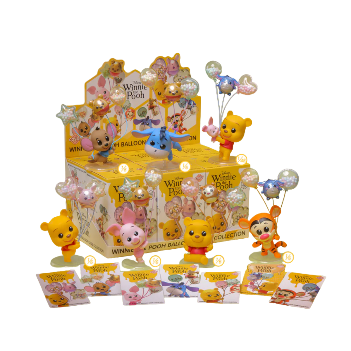 Winnie the Pooh Balloon Cosbi Collection-Single Box (Random)-Hot Toys-Ace Cards & Collectibles