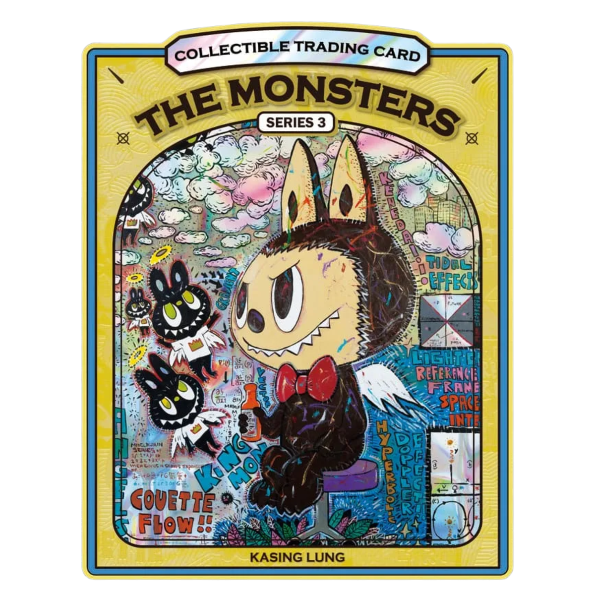 How2work Labubu Collectible Chrome Trading Cards The Monsters Series 3-Single Pack (Random)-How2Work-Ace Cards & Collectibles