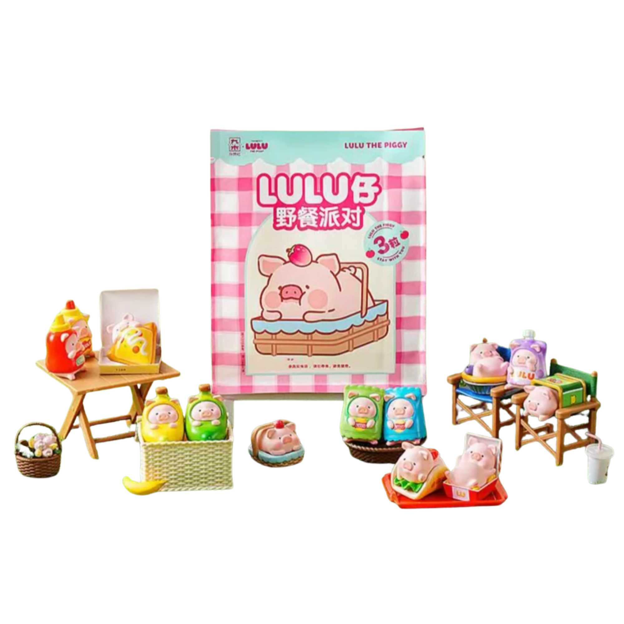 JIUMU x Lulu The Piggy "Picnic Series" Surprise Blind Bag-Single Bag (Random)-Jiumu Sundries Club-Ace Cards & Collectibles