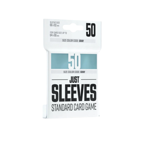 Just Sleeve Standard Size 50pcs - "Sleeves -Standard Clear 50"-Just Sleeve-Ace Cards & Collectibles
