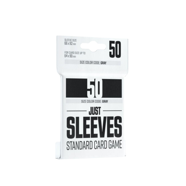 Just Sleeve Standard Size 50pcs - "Standard Black 50"-Just Sleeve-Ace Cards & Collectibles