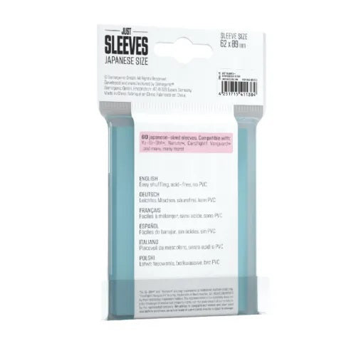 Just Sleeves Japanese Size 60pcs - "Japanese Sleeve"-Just Sleeves-Ace Cards & Collectibles