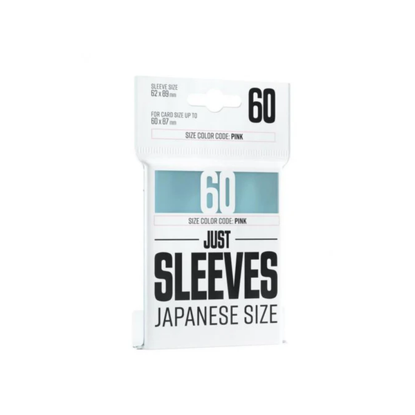 Just Sleeves Japanese Size 60pcs - "Japanese Sleeve"-Just Sleeves-Ace Cards & Collectibles