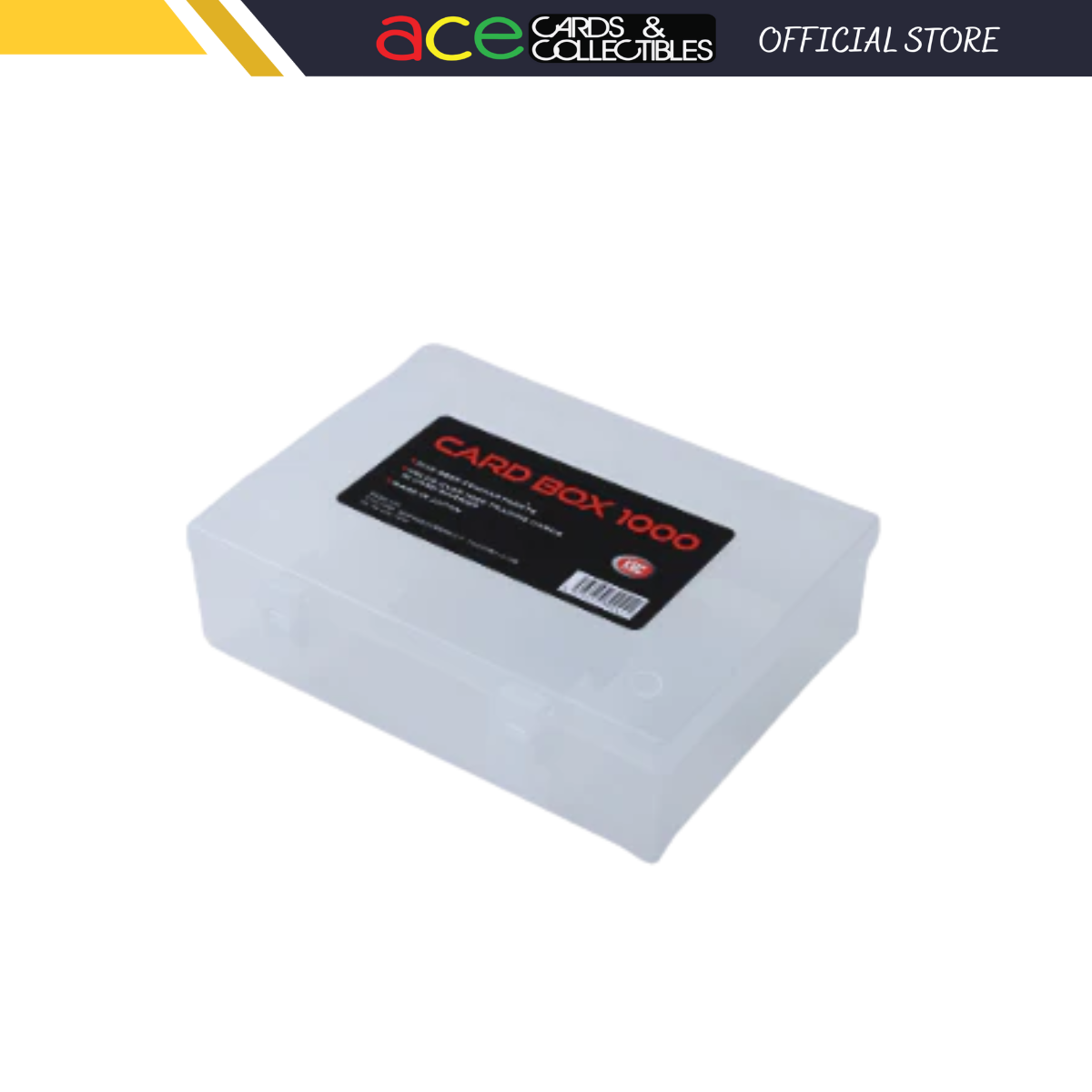 KMC Card Barrier "Card Case 1000" (Clear)-KMC-Ace Cards & Collectibles