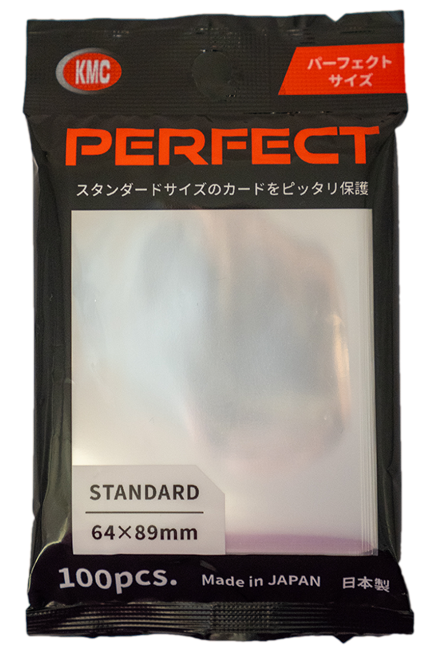 KMC Card Sleeve Barrier Clear Standard Size - Perfect Fit (K-Pop /Digimon/ Pokemon / One-Piece Card)-Perfect Side (Old)-KMC-Ace Cards & Collectibles