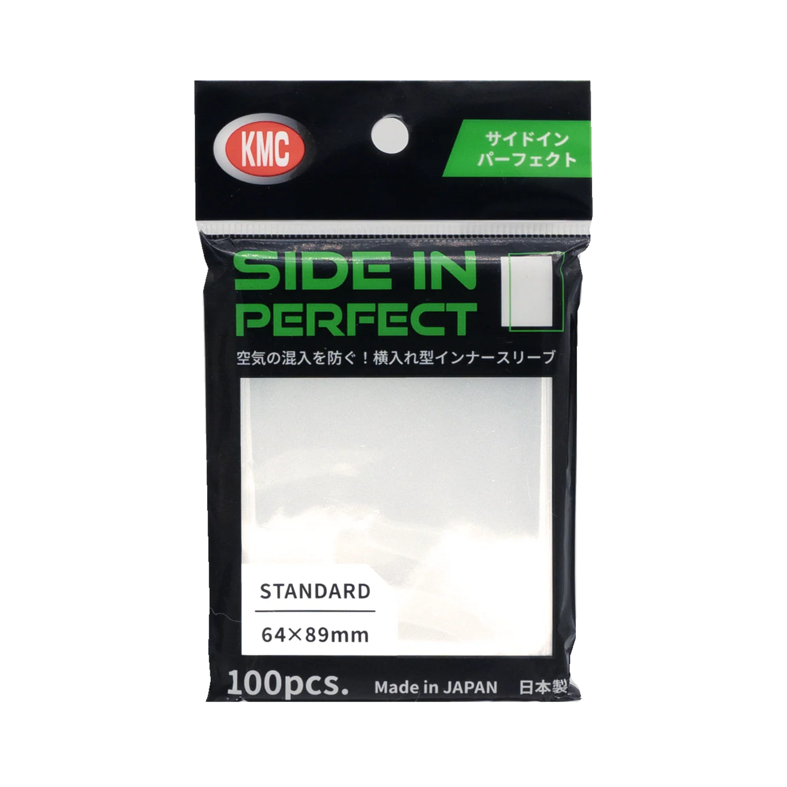 KMC Card Sleeve Barrier Clear Standard Size - Perfect Fit (K-Pop/Digimon/Pokemon/One-Piece Card)-Perfect Fit Side In-KMC-Ace Cards & Collectibles