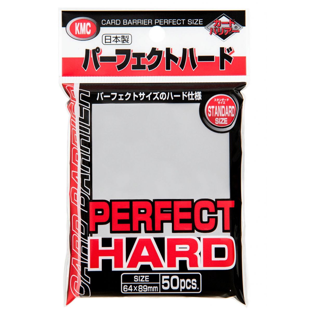 KMC Card Sleeve Barrier Clear Standard Size - Perfect Fit (K-Pop/Digimon/Pokemon/One-Piece Card)-Perfect Hard (Old)-KMC-Ace Cards & Collectibles