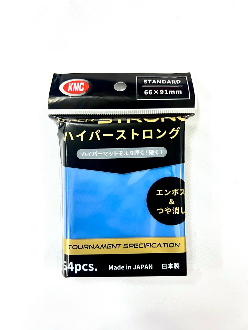 KMC Sleeve Card Barrier "Hyper Strong" Standard Size (64pcs)-Black-KMC-Ace Cards & Collectibles