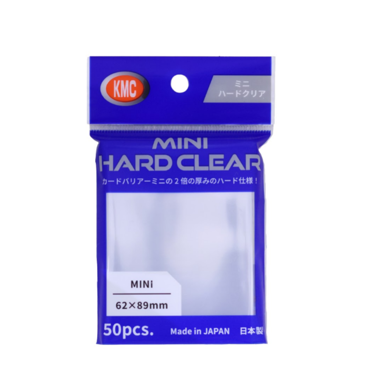 KMC Sleeve Clear Mini Size (Japanese Size ) - Perfect Fit / Hard Clear / Soft Clear-Mini Hard-KMC-Ace Cards & Collectibles