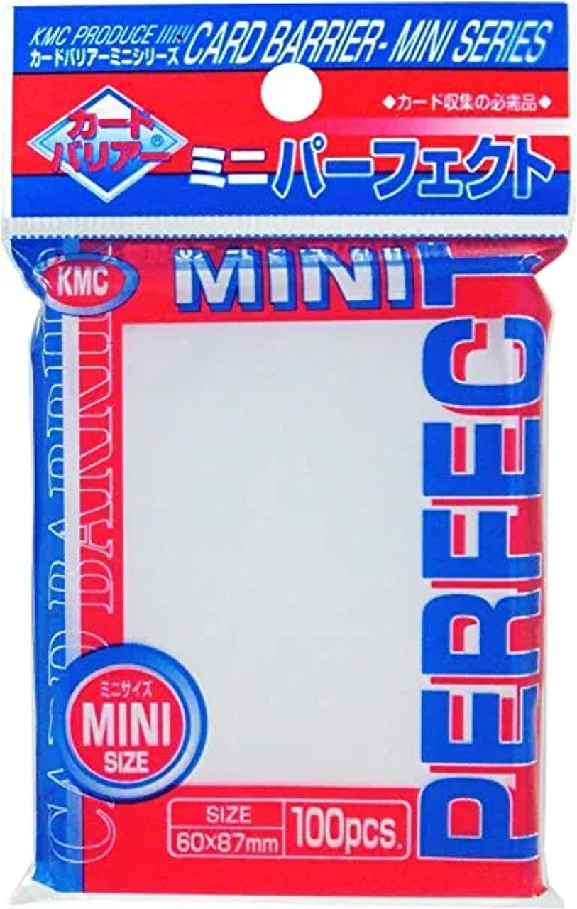 KMC Sleeve Clear Mini Size (Japanese Size ) - Perfect Fit / Hard Clear / Soft Clear-Mini Hard-KMC-Ace Cards & Collectibles