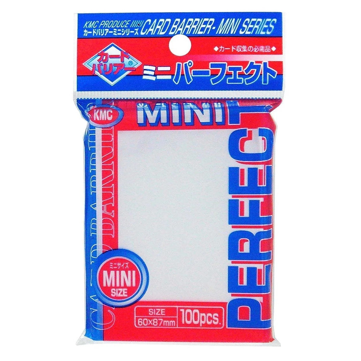 KMC Sleeve Clear Mini Size (Japanese Size ) - Perfect Fit / Hard Clear / Soft Clear-Mini Perfect Fit-KMC-Ace Cards &amp; Collectibles