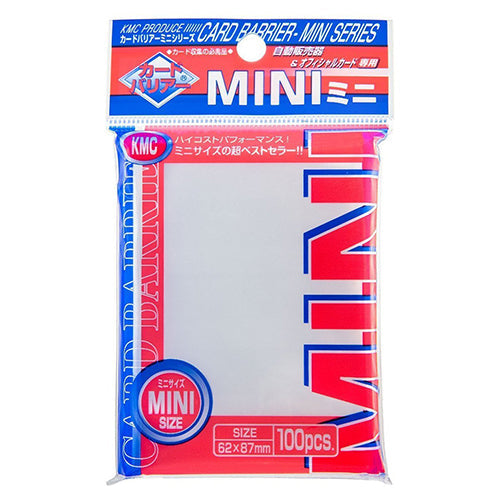 KMC Sleeve Clear Mini Size (Japanese Size ) - Perfect Fit / Hard Clear / Soft Clear-Mini Soft-KMC-Ace Cards &amp; Collectibles