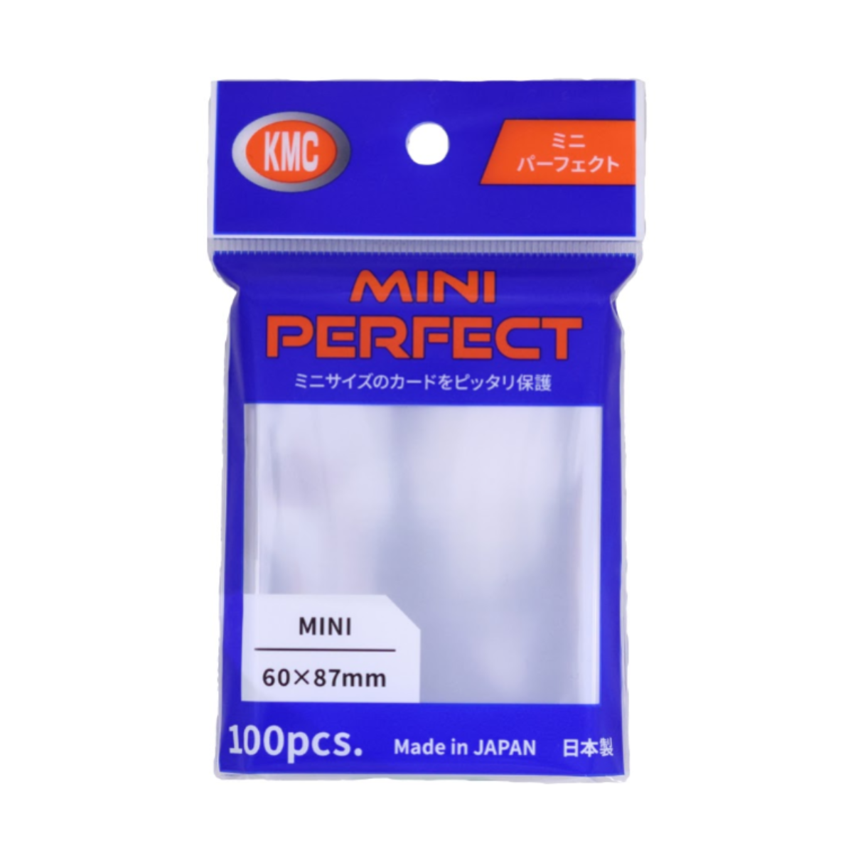 KMC Sleeve Clear Mini Size [Perfect Fit/Hard Clear/Soft Clear] (Japanese Size )-Mini Perfect Fit-KMC-Ace Cards & Collectibles