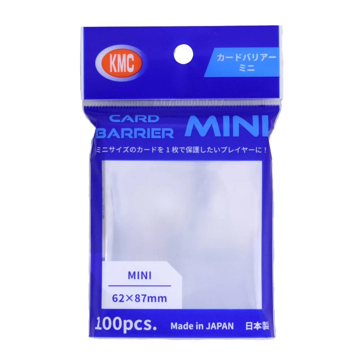 KMC Sleeve Clear Mini Size [Perfect Fit/Hard Clear/Soft Clear] (Japanese Size )-Soft (2025)-KMC-Ace Cards & Collectibles