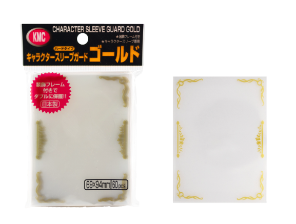 KMC Sleeve Standard Size 60pcs - Gold Frame / Silver Frame / Super Hard / Mat & Clear-Mat & Clear-KMC-Ace Cards & Collectibles