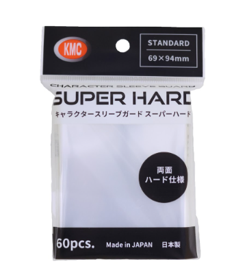 KMC Sleeve Standard Size 60pcs [Gold Frame/Silver Frame/Super Hard/Mat & Clear]-Super Hard(New)-KMC-Ace Cards & Collectibles