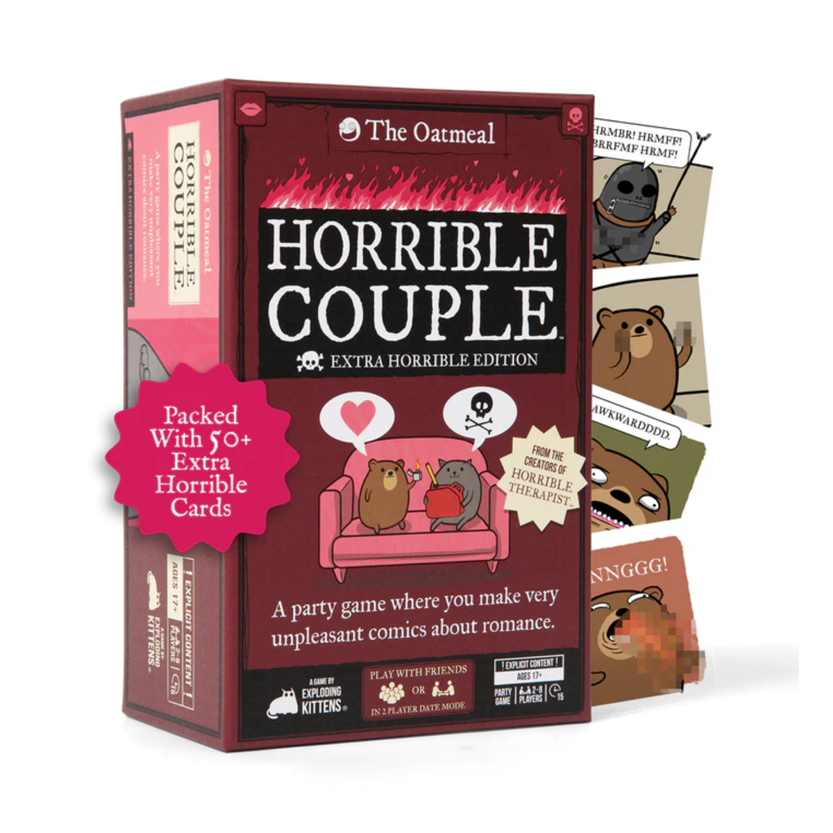 Exploding Kittens: Horrible Couple "Extra Horrible Edition"
