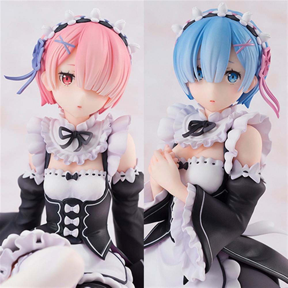Re: Life in a Different World from Zero - Ram &amp; Rem Special Pedestal Complete Set Ver.-Kadokawa-Ace Cards &amp; Collectibles