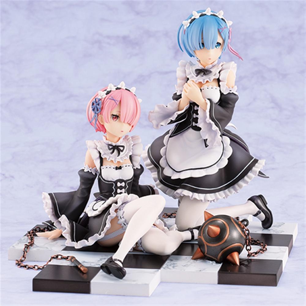 Re: Life in a Different World from Zero - Ram &amp; Rem Special Pedestal Complete Set Ver.-Kadokawa-Ace Cards &amp; Collectibles