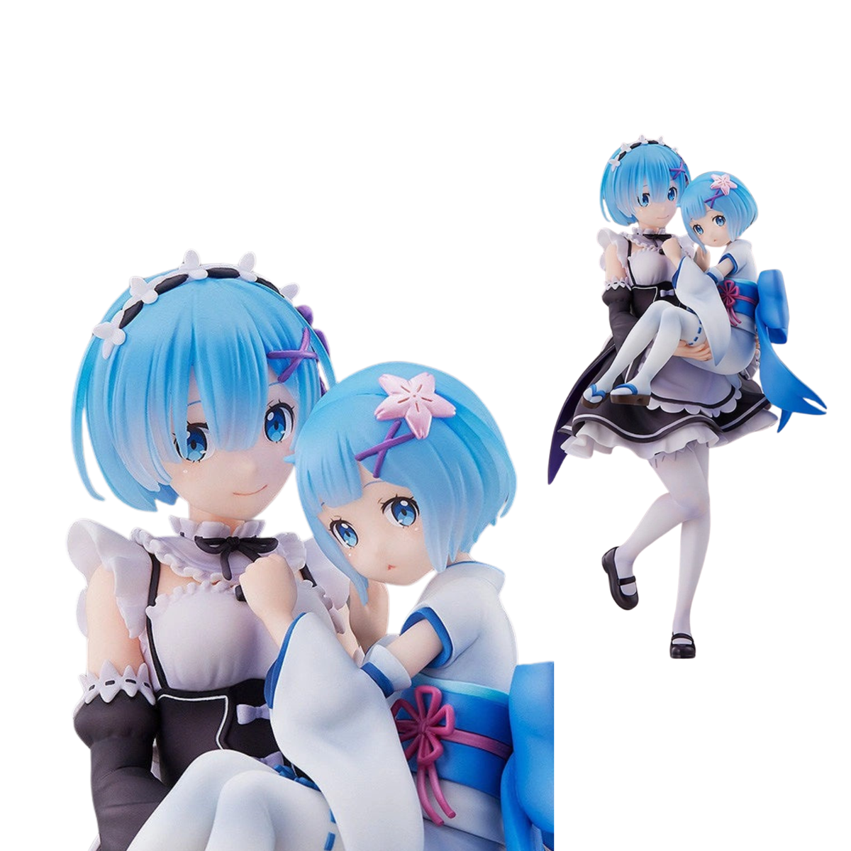 Re: Zero Starting Life in Another World "Rem & Childhood Rem" Figure-Kadokawa-Ace Cards & Collectibles
