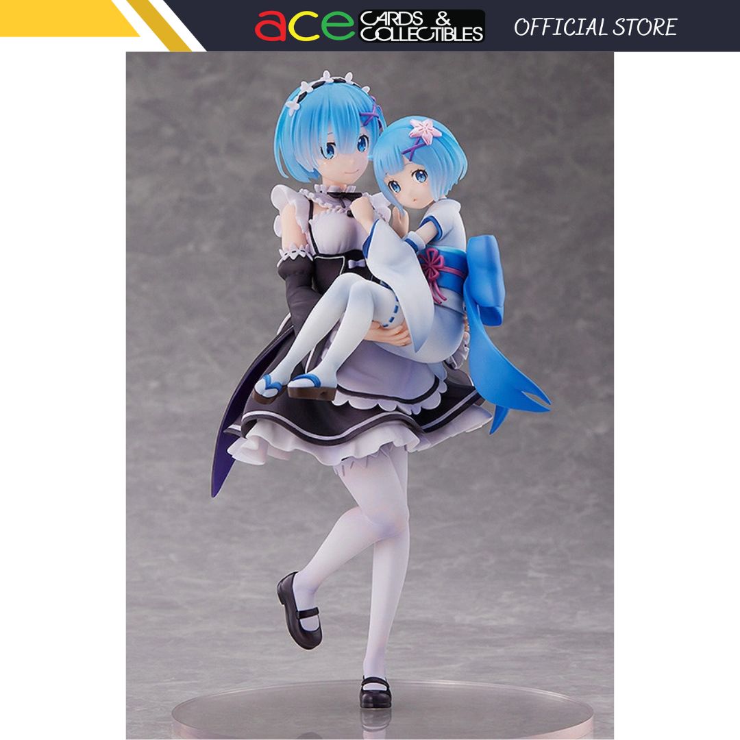 Re: Zero Starting Life in Another World "Rem & Childhood Rem" Figure-Kadokawa-Ace Cards & Collectibles