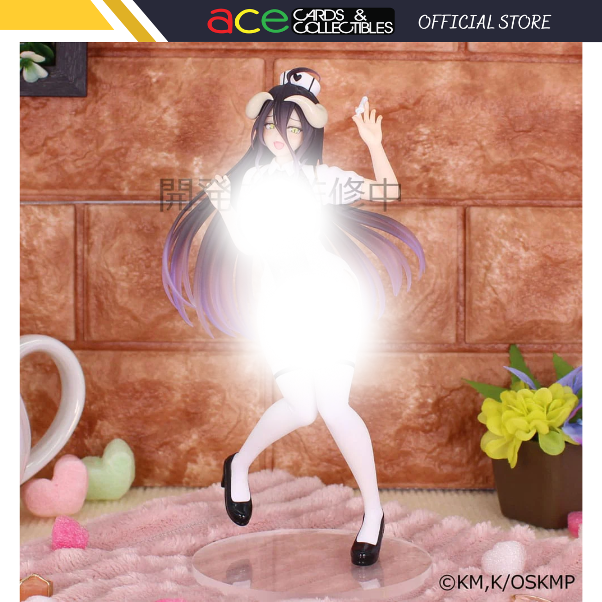SYSTEM SERVICE OVERLORD Vivit figure "Albedo" (Nurse Ver.)-Kadokawa-Ace Cards & Collectibles