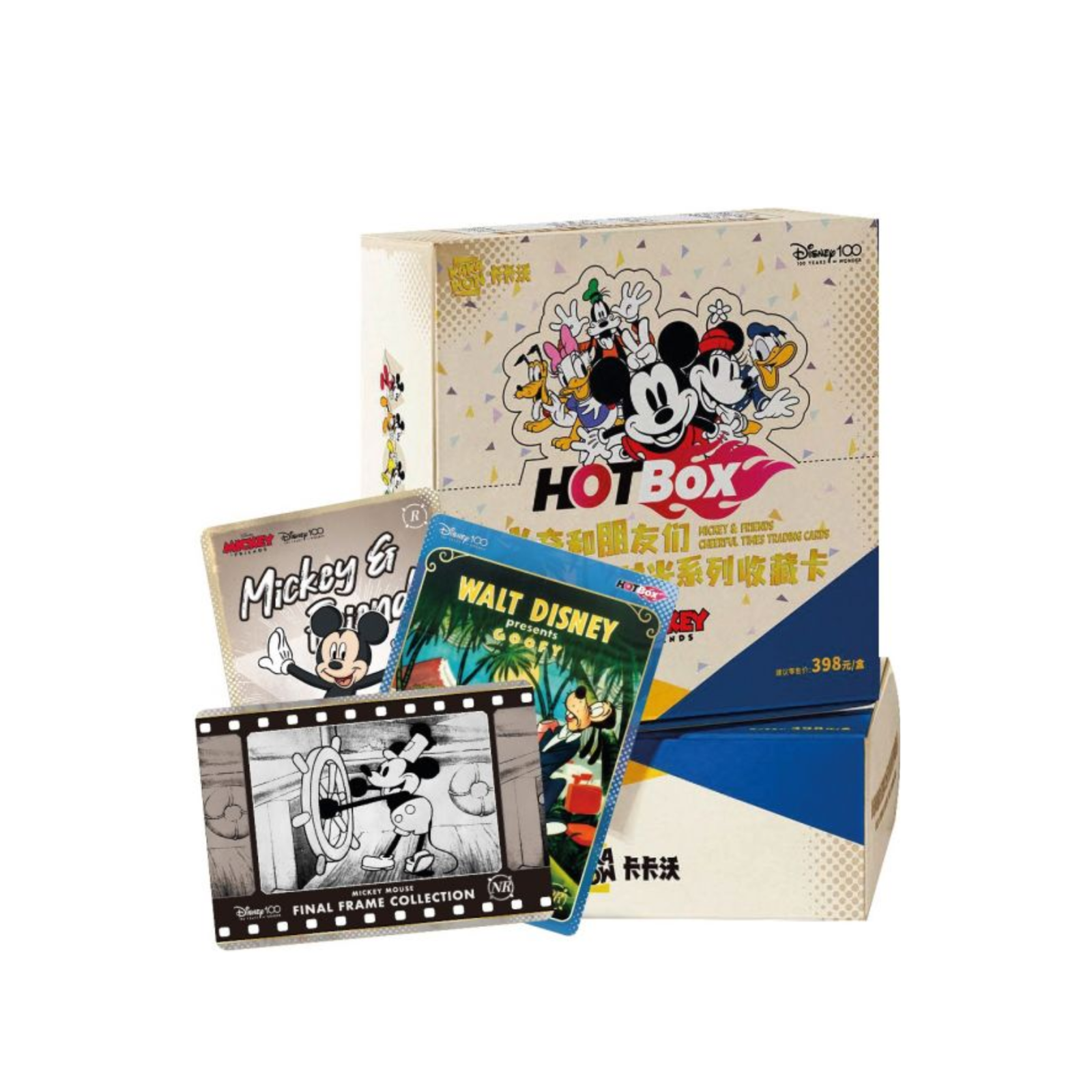 Disney 100 HOTBox “Mickey & Friends Cheerful Times” Trading Cards-Single Pack (Random)-Kakawow-Ace Cards & Collectibles