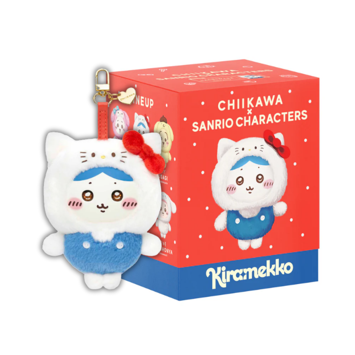 Chiikawa × Sanrio Characters Kiramekko Vinyl Plush