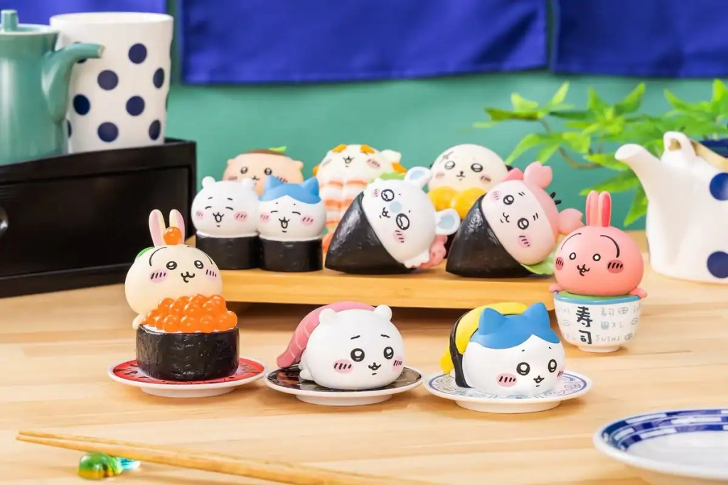 Chiikawa Sushi Theme Figure Collection Series-Whole Box (10pcs)-Kitan Club-Ace Cards & Collectibles