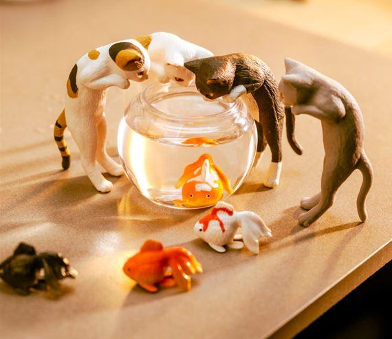 Kitan Club x Cat with goldfish-Single Box (Random)-Kitan Club-Ace Cards & Collectibles