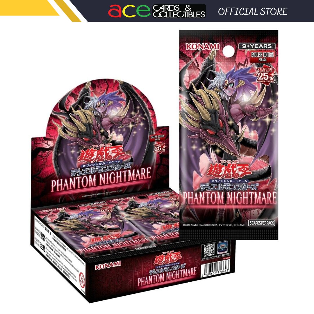 Yu-Gi-Oh Duel Monsters Phantom Nightmare (English)-Single Pack (Random)-Konami-Ace Cards & Collectibles