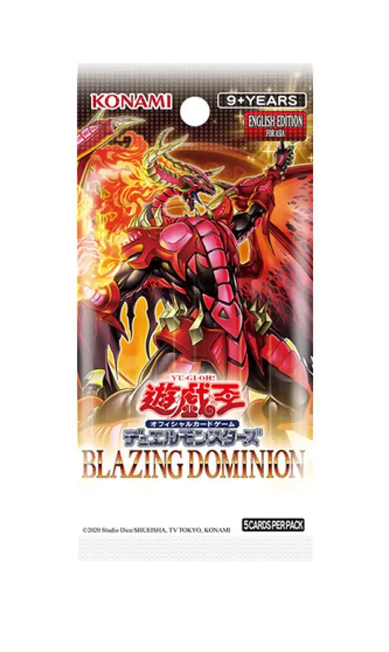 Yu-Gi-Oh OCG : Blazing Dominion Booster [CG2063-AE] (English)-Single Pack (Random)-Konami-Ace Cards & Collectibles
