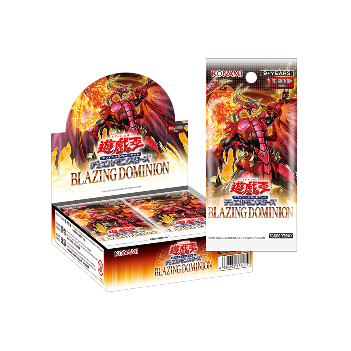 Yu-Gi-Oh OCG : Blazing Dominion Booster [CG2063-AE] (English)-Single Pack (Random)-Konami-Ace Cards & Collectibles