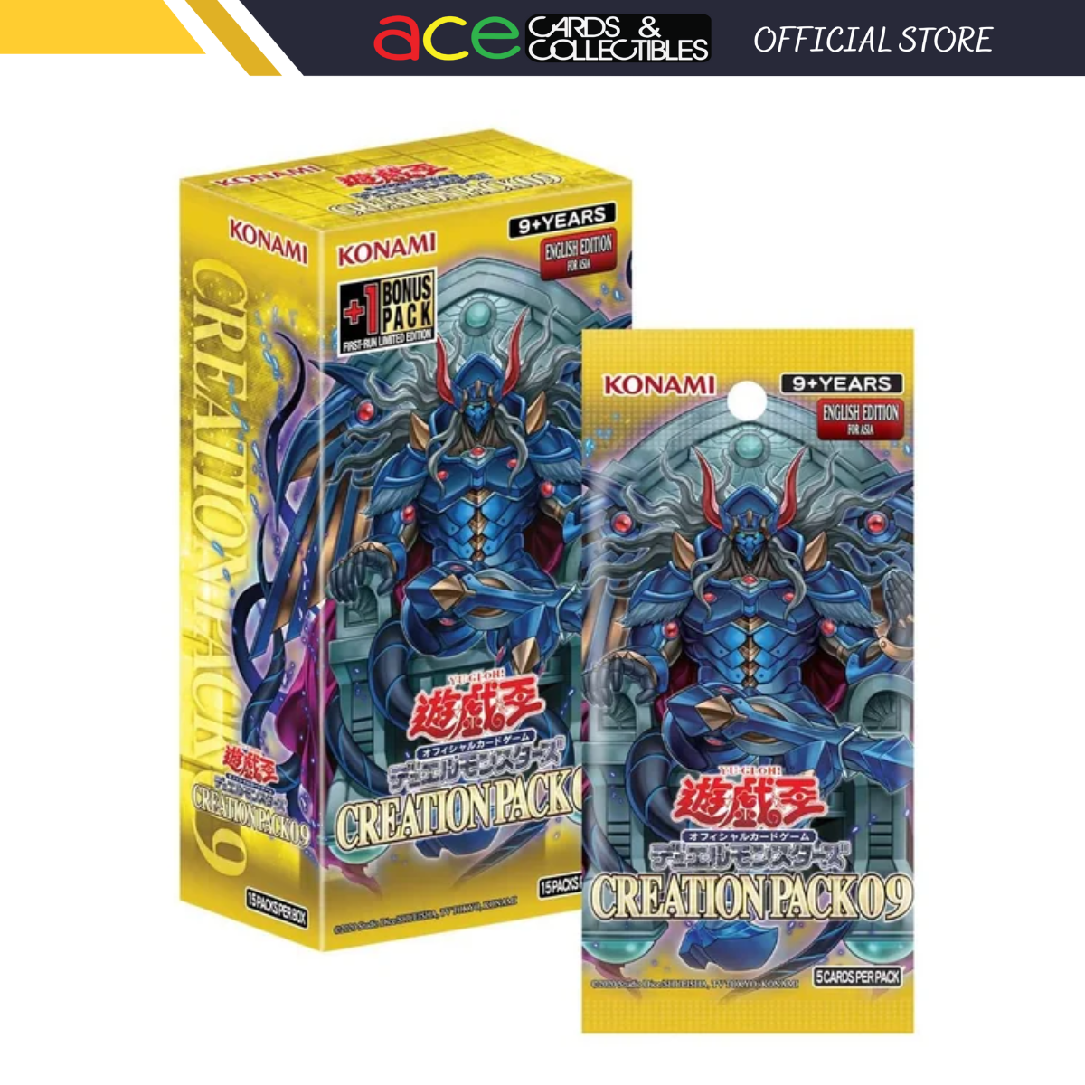 Yu-Gi-Oh TCG: Creation Pack 09 (English)-Single Pack (Random)-Konami-Ace Cards & Collectibles