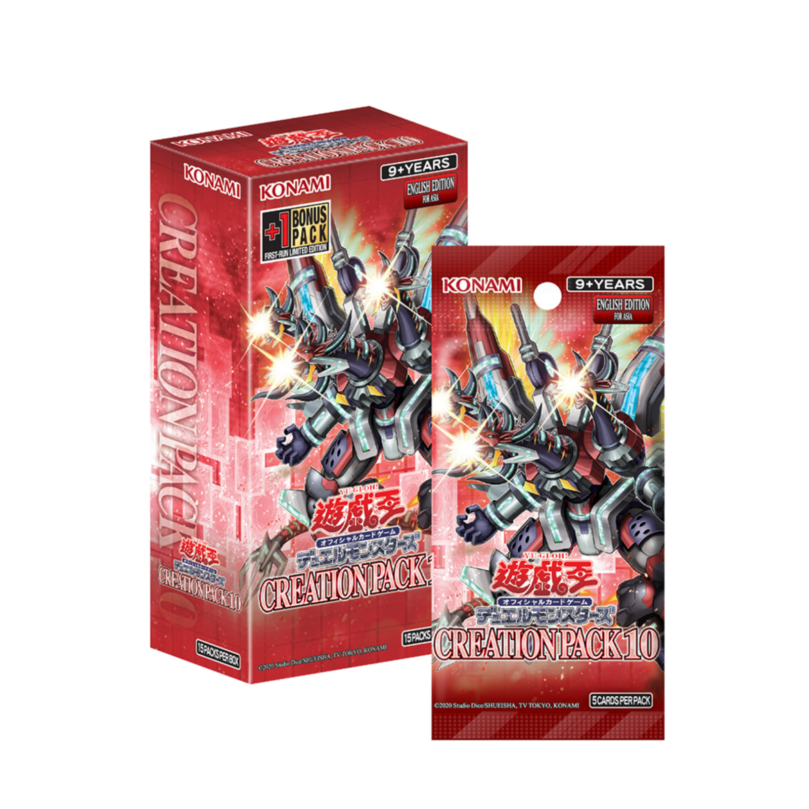 Yu-Gi-Oh TCG: Creation Pack 10 (English)-Single Pack (Random)-Konami-Ace Cards & Collectibles