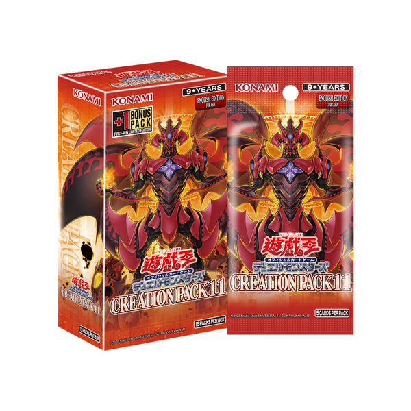 Yu-Gi-Oh TCG: Creation Pack 11 [CG2078-AE] (English)-Single Pack (Random)-Konami-Ace Cards & Collectibles