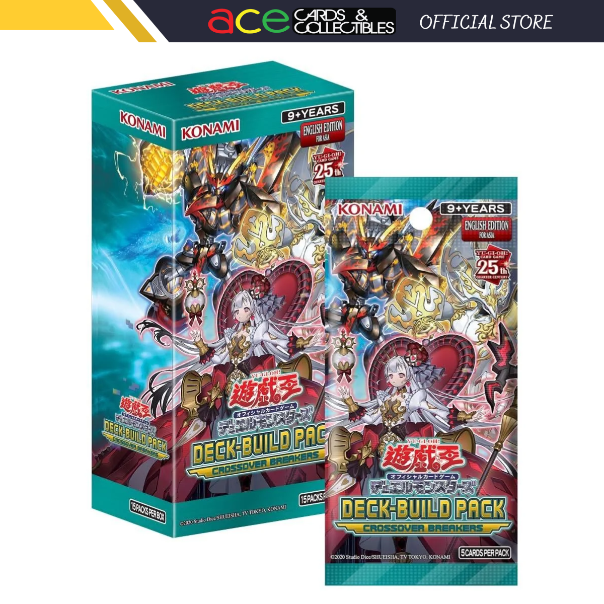 Yu-Gi-Oh TCG Deck Build Pack Crossover Breakers [CG1977-AE] (Asia English)-Single Pack (Random)-Konami-Ace Cards & Collectibles