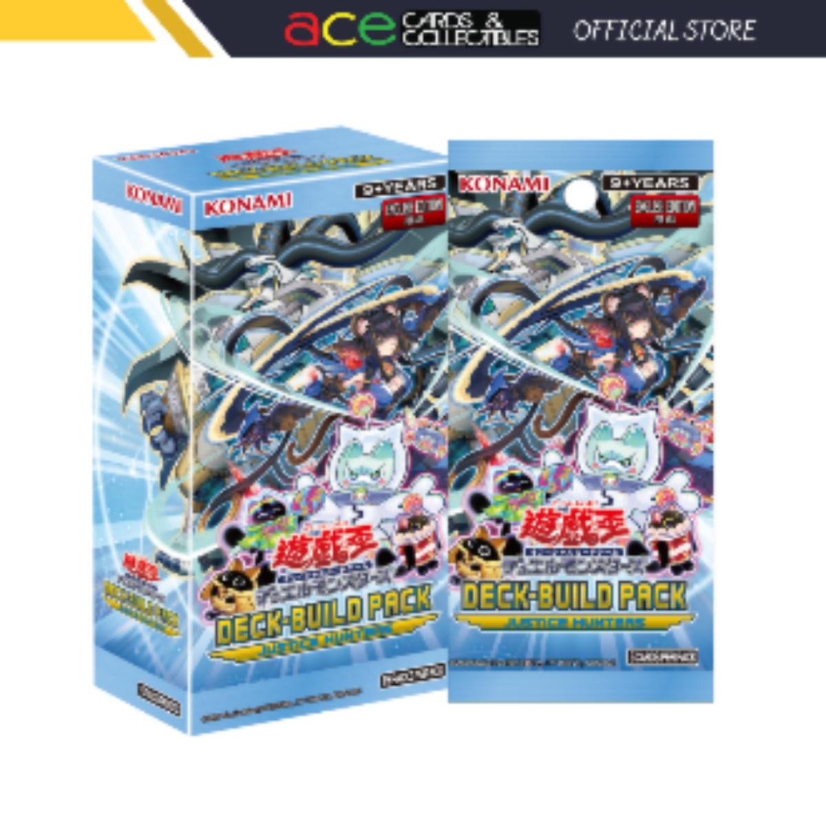 Yu-Gi-Oh TCG : Deck-Build Pack- Justice Hunters [CG2010-AE] (English)-Booster Box (15pcs)-Konami-Ace Cards & Collectibles