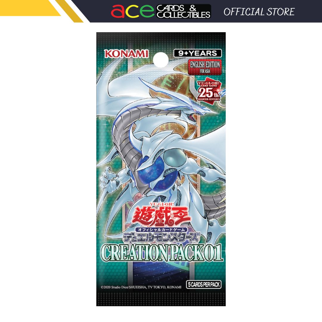 Yu-Gi-Oh TCG : Duel-Master Creation Pack 01 Booster Pack (English)-Konami-Ace Cards & Collectibles