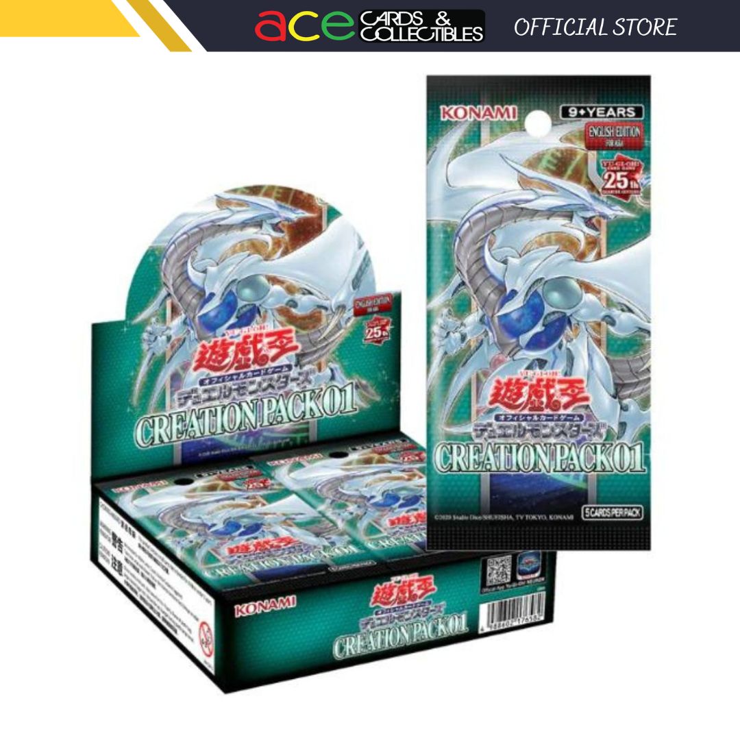 Yu-Gi-Oh TCG : Duel-Master Creation Pack 01 (English)-Booster Box (30 packs)-Konami-Ace Cards &amp; Collectibles