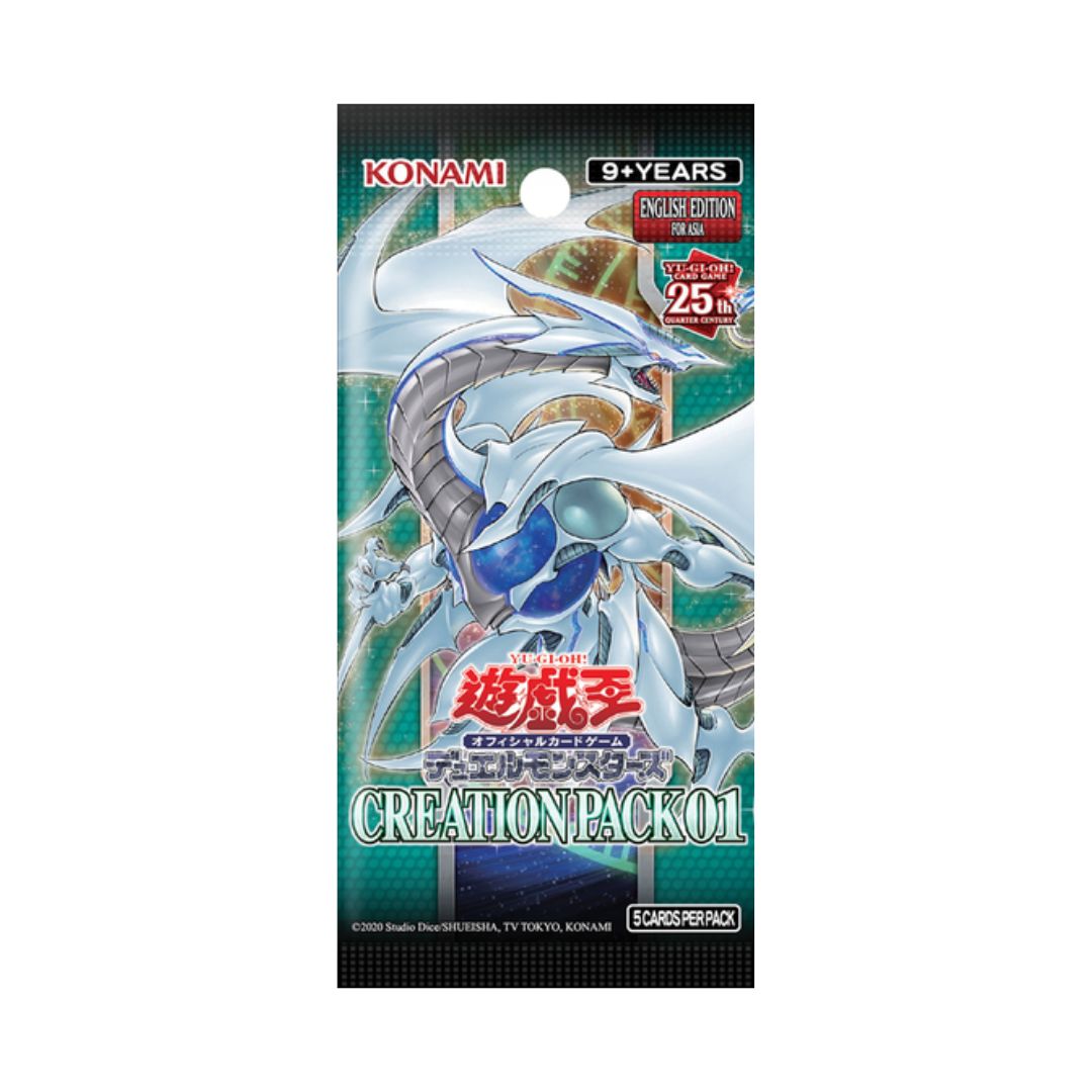 Yu-Gi-Oh TCG : Duel-Master Creation Pack 01 (English)-Single Pack (Random)-Konami-Ace Cards &amp; Collectibles