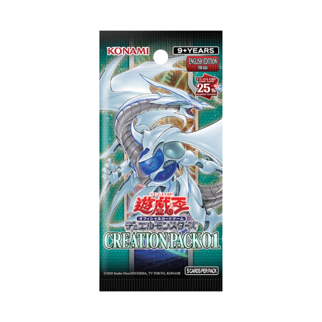 Yu-Gi-Oh TCG : Duel-Master Creation Pack 01 (English)-Single Pack (Random)-Konami-Ace Cards & Collectibles
