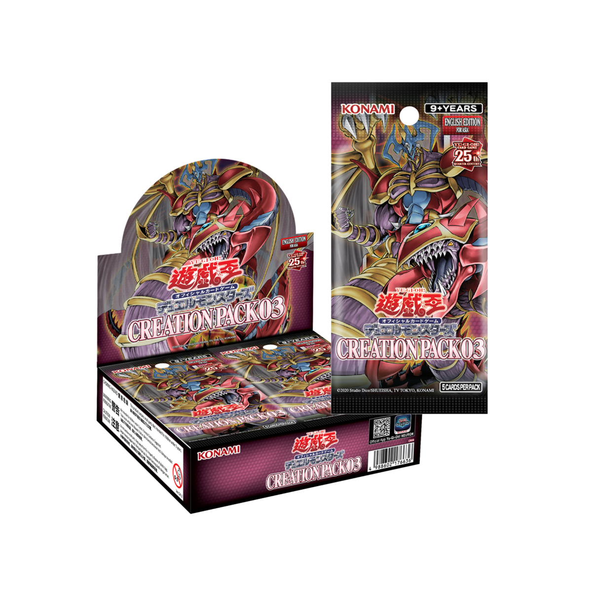 Yu-Gi-Oh TCG : Duel Monster Creation Pack 03 (English)-Booster Box (30pcs)-Konami-Ace Cards & Collectibles