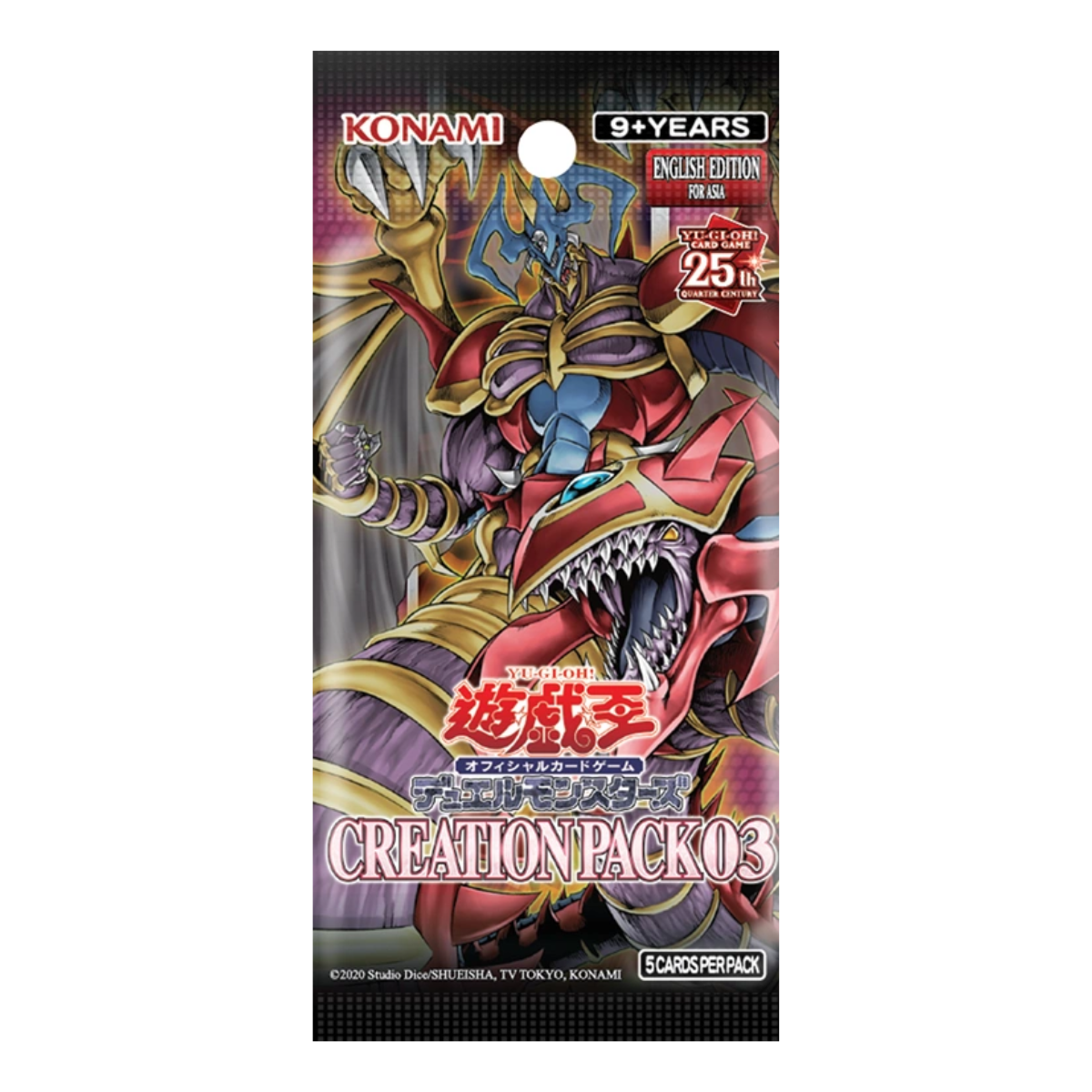 Yu-Gi-Oh TCG : Duel Monster Creation Pack 03 (English)-Single Pack (Random)-Konami-Ace Cards &amp; Collectibles