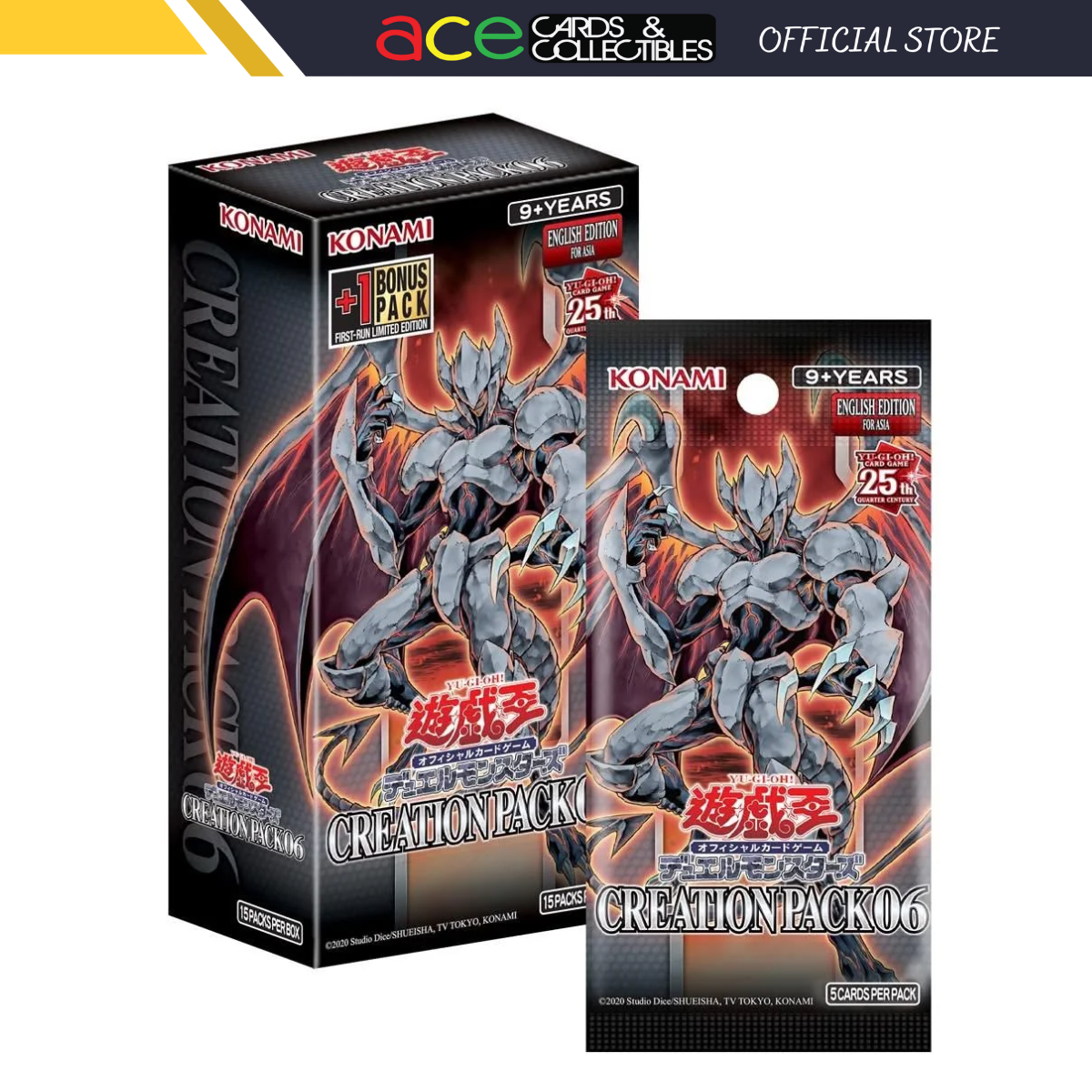 Yu-Gi-Oh TCG : Duel Monster Creation Pack 06 (English)-Single Pack (Random)-Konami-Ace Cards & Collectibles