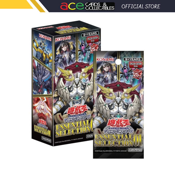 Yu-Gi-Oh TCG : Duel Monster Essential Selection 01 (English)-Single Pack (Random)-Konami-Ace Cards & Collectibles