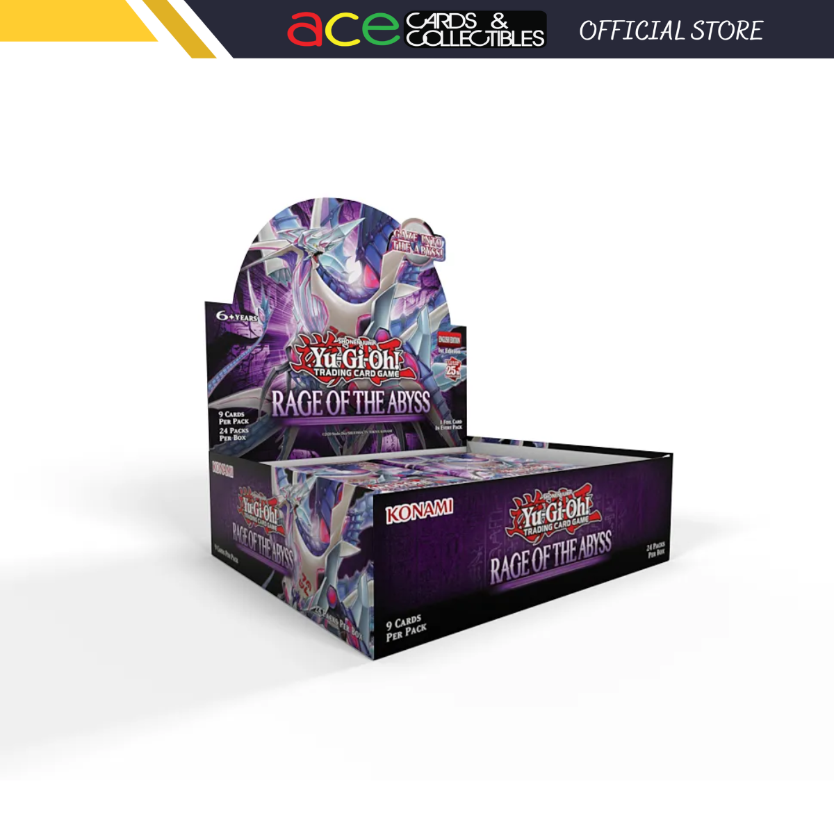 Yu-Gi-Oh TCG : Rage of the Abyss (English)-Booster Box (30pcs)-Konami-Ace Cards &amp; Collectibles