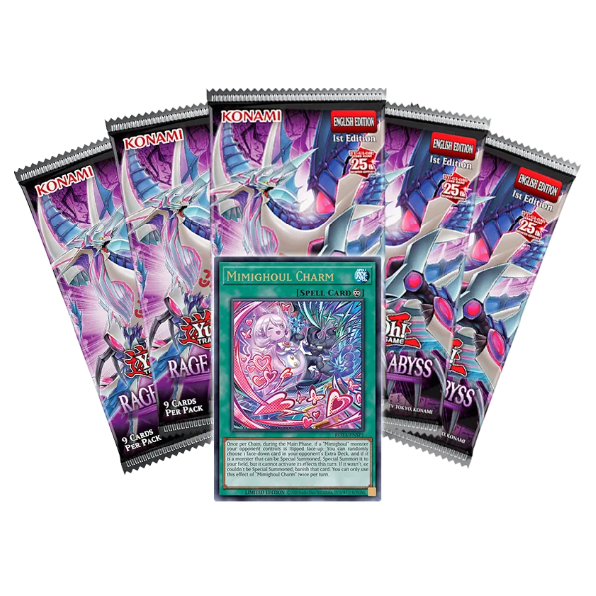 Yu-Gi-Oh TCG : Rage of the Abyss (English)-Single Pack (Random)-Konami-Ace Cards &amp; Collectibles