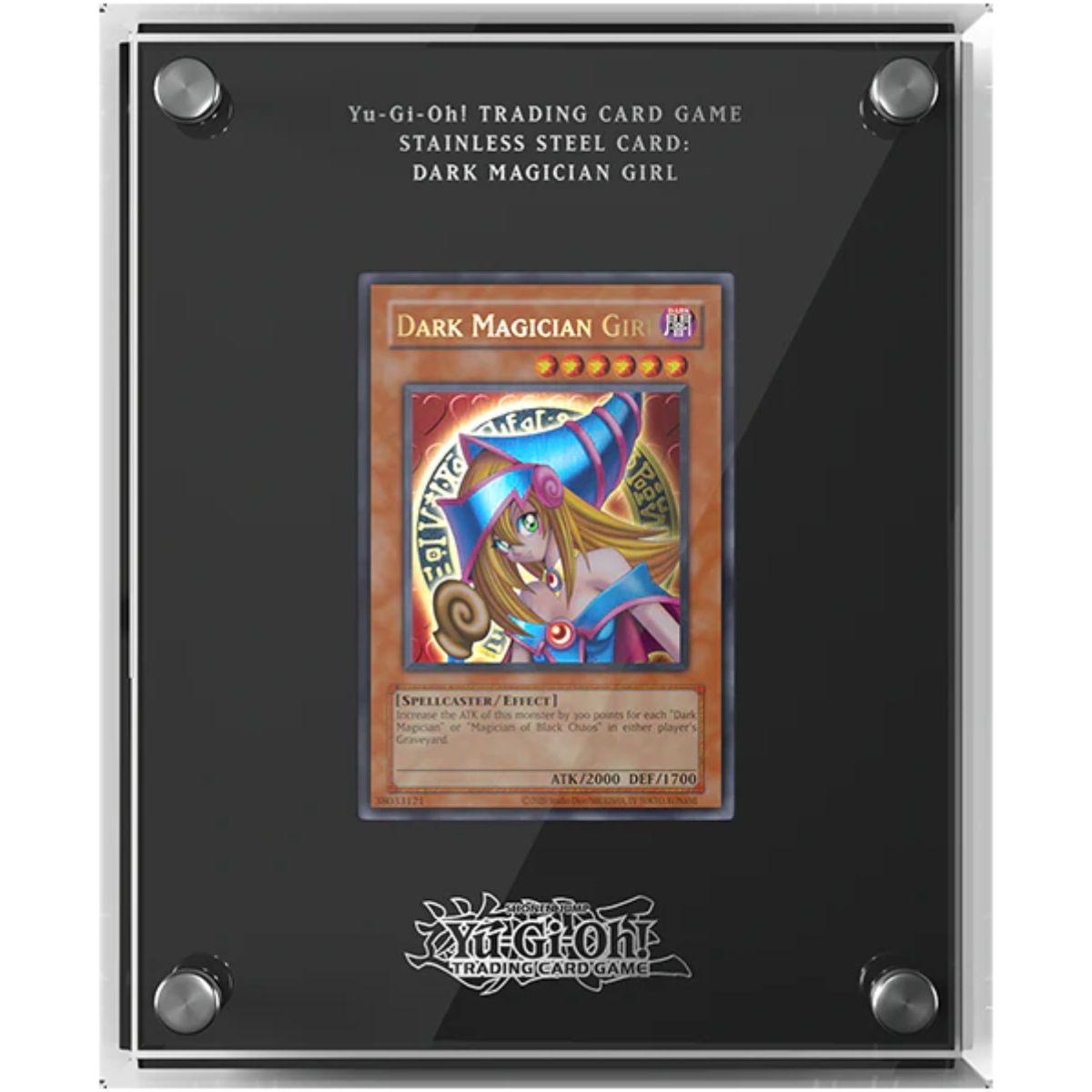 Yu-Gi-Oh! TCG Stainless Steel Card &quot;Dark Magician Girl&quot;-Konami-Ace Cards &amp; Collectibles